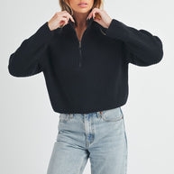 Debbie Half-Zip Sweater-Aemi + Co-[option4]-[option5]-[option6]-[option7]-[option8]-Shop-Boutique-Clothing-for-Women-Online