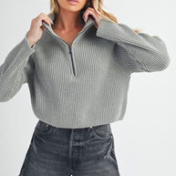 Debbie Half-Zip Sweater-Aemi + Co-[option4]-[option5]-[option6]-[option7]-[option8]-Shop-Boutique-Clothing-for-Women-Online
