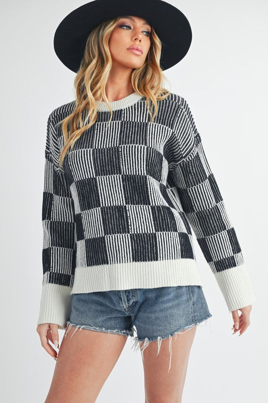 Catalina Sweater-Aemi + Co-BLACK/MILK-S-[option4]-[option5]-[option6]-[option7]-[option8]-Shop-Boutique-Clothing-for-Women-Online