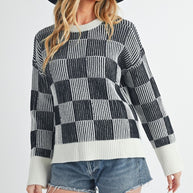 Catalina Sweater-Aemi + Co-BLACK/MILK-S-[option4]-[option5]-[option6]-[option7]-[option8]-Shop-Boutique-Clothing-for-Women-Online