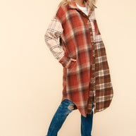Flannel Plaid Oversized Shacket with Pockets-Womens-Ave Shops-[option4]-[option5]-[option6]-[option7]-[option8]-Shop-Boutique-Clothing-for-Women-Online