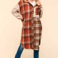Flannel Plaid Oversized Shacket with Pockets-Womens-Ave Shops-[option4]-[option5]-[option6]-[option7]-[option8]-Shop-Boutique-Clothing-for-Women-Online