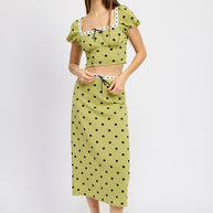 POLKA DOT MIDI SKIRT WITH LACE TRIM-Emory Park-[option4]-[option5]-[option6]-[option7]-[option8]-Shop-Boutique-Clothing-for-Women-Online