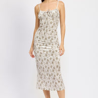 PRINTED SPAGHETTI STRAP MIDI DRESS-Emory Park-OLIVE FLORAL-S-[option4]-[option5]-[option6]-[option7]-[option8]-Shop-Boutique-Clothing-for-Women-Online