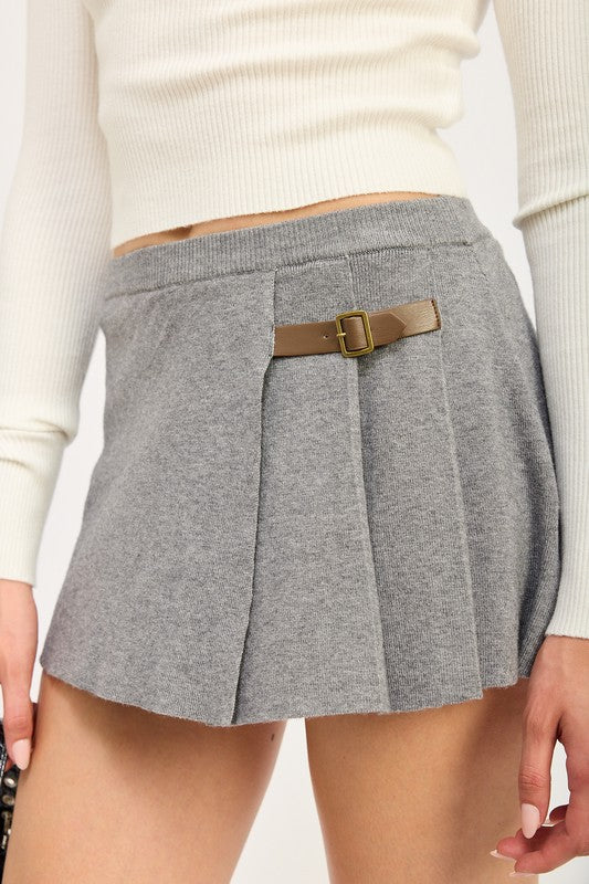 PLEATED MINI SKORT-Emory Park-[option4]-[option5]-[option6]-[option7]-[option8]-Shop-Boutique-Clothing-for-Women-Online