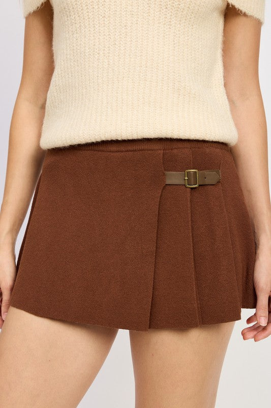 PLEATED MINI SKORT-Emory Park-[option4]-[option5]-[option6]-[option7]-[option8]-Shop-Boutique-Clothing-for-Women-Online