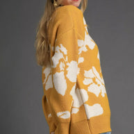 Umgee Floral Long Sleeve Sweater-Sweaters-Trendsi-[option4]-[option5]-[option6]-[option7]-[option8]-Shop-Boutique-Clothing-for-Women-Online