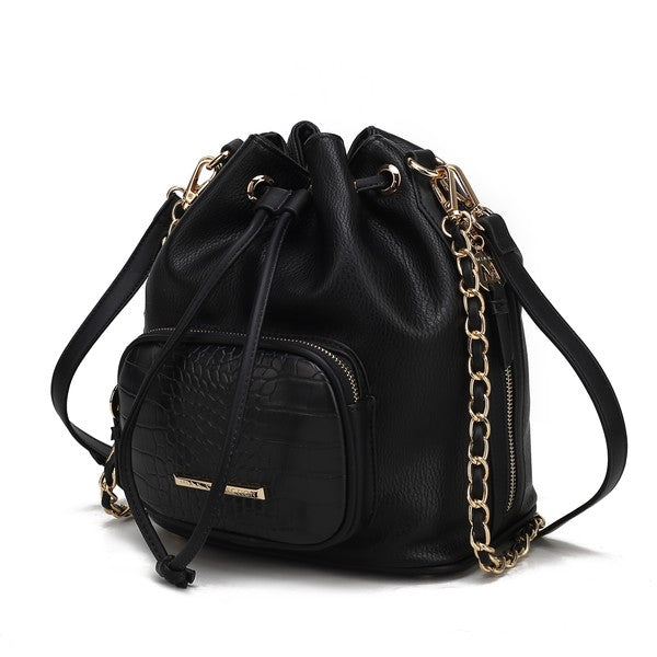 The Azalea Bucket Bag by Mia K-MKF Collection by Mia K-Black-One Size-[option4]-[option5]-[option6]-[option7]-[option8]-Shop-Boutique-Clothing-for-Women-Online