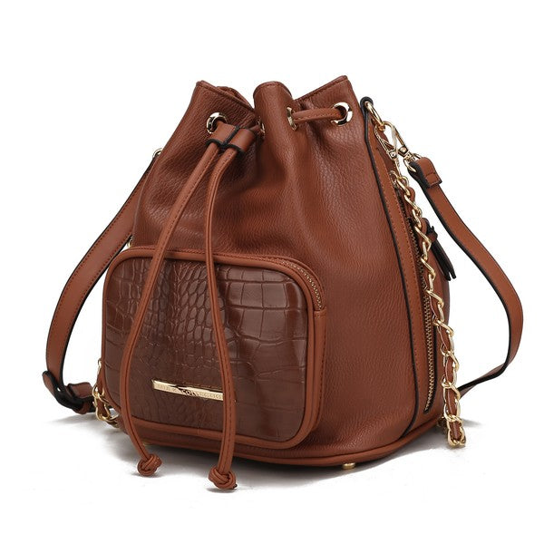 The Azalea Bucket Bag by Mia K-MKF Collection by Mia K-Brown-One Size-[option4]-[option5]-[option6]-[option7]-[option8]-Shop-Boutique-Clothing-for-Women-Online