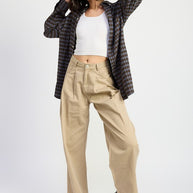 OVERSIZED PLAID SHIRT-Emory Park-[option4]-[option5]-[option6]-[option7]-[option8]-Shop-Boutique-Clothing-for-Women-Online