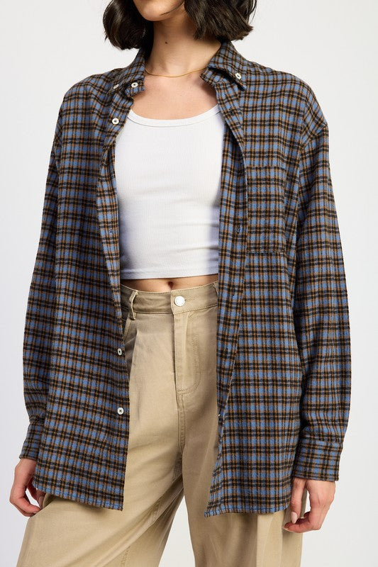 OVERSIZED PLAID SHIRT-Emory Park-[option4]-[option5]-[option6]-[option7]-[option8]-Shop-Boutique-Clothing-for-Women-Online