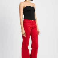 FOLD OVER CORSET TOP-Emory Park-[option4]-[option5]-[option6]-[option7]-[option8]-Shop-Boutique-Clothing-for-Women-Online