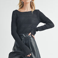 Rashada Knitted Top-Aemi + Co-BLACK-S-[option4]-[option5]-[option6]-[option7]-[option8]-Shop-Boutique-Clothing-for-Women-Online