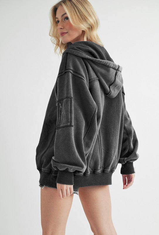 Fiori Hoodie Jacket-Aemi + Co-[option4]-[option5]-[option6]-[option7]-[option8]-Shop-Boutique-Clothing-for-Women-Online