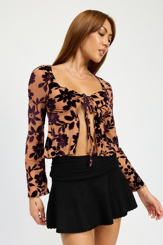 FLORAL PRINT SWEETHEART NECKLINE TOP-Emory Park-BLUSH PURPLE-S-[option4]-[option5]-[option6]-[option7]-[option8]-Shop-Boutique-Clothing-for-Women-Online