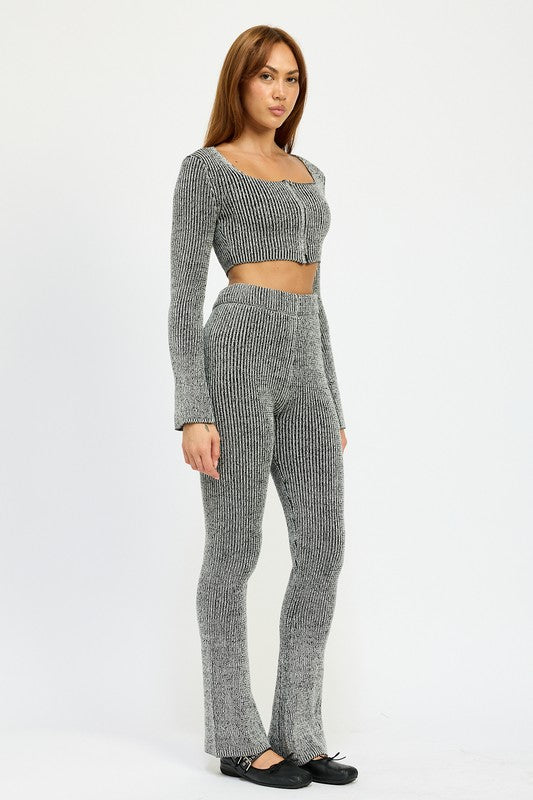 SQUARE NECK CROPPED TOP WITH ZIPPER-Emory Park-[option4]-[option5]-[option6]-[option7]-[option8]-Shop-Boutique-Clothing-for-Women-Online