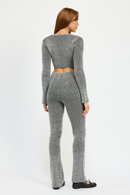 SQUARE NECK CROPPED TOP WITH ZIPPER-Emory Park-[option4]-[option5]-[option6]-[option7]-[option8]-Shop-Boutique-Clothing-for-Women-Online