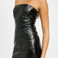 EXPOSED ZIPPER TUBE MINI DRESS-Emory Park-[option4]-[option5]-[option6]-[option7]-[option8]-Shop-Boutique-Clothing-for-Women-Online