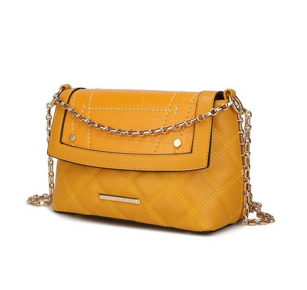 The Danna Shoulder Bag by Mia K-MKF Collection by Mia K-Yellow-One Size-[option4]-[option5]-[option6]-[option7]-[option8]-Shop-Boutique-Clothing-for-Women-Online