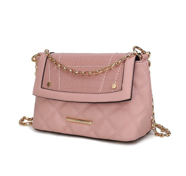 The Danna Shoulder Bag by Mia K-MKF Collection by Mia K-Rose-One Size-[option4]-[option5]-[option6]-[option7]-[option8]-Shop-Boutique-Clothing-for-Women-Online