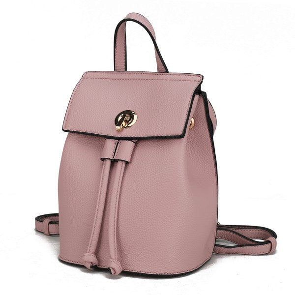 The Serafina Vegan Leather Backpack by Mia K-MKF Collection by Mia K-Blush-One Size-[option4]-[option5]-[option6]-[option7]-[option8]-Shop-Boutique-Clothing-for-Women-Online