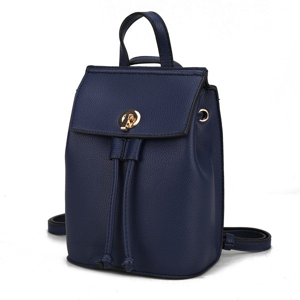 The Serafina Vegan Leather Backpack by Mia K-MKF Collection by Mia K-Navy-One Size-[option4]-[option5]-[option6]-[option7]-[option8]-Shop-Boutique-Clothing-for-Women-Online