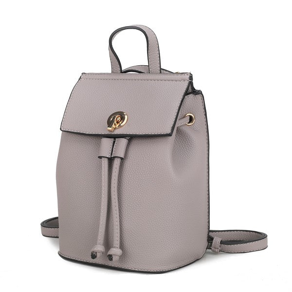 The Serafina Vegan Leather Backpack by Mia K-MKF Collection by Mia K-Grey-One Size-[option4]-[option5]-[option6]-[option7]-[option8]-Shop-Boutique-Clothing-for-Women-Online