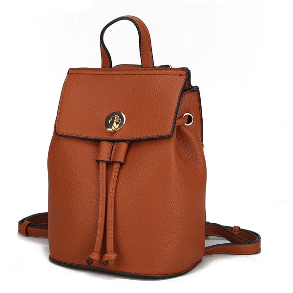 The Serafina Vegan Leather Backpack by Mia K-MKF Collection by Mia K-Brown-One Size-[option4]-[option5]-[option6]-[option7]-[option8]-Shop-Boutique-Clothing-for-Women-Online