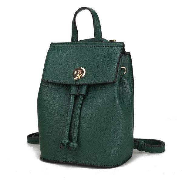 The Serafina Vegan Leather Backpack by Mia K-MKF Collection by Mia K-Green-One Size-[option4]-[option5]-[option6]-[option7]-[option8]-Shop-Boutique-Clothing-for-Women-Online