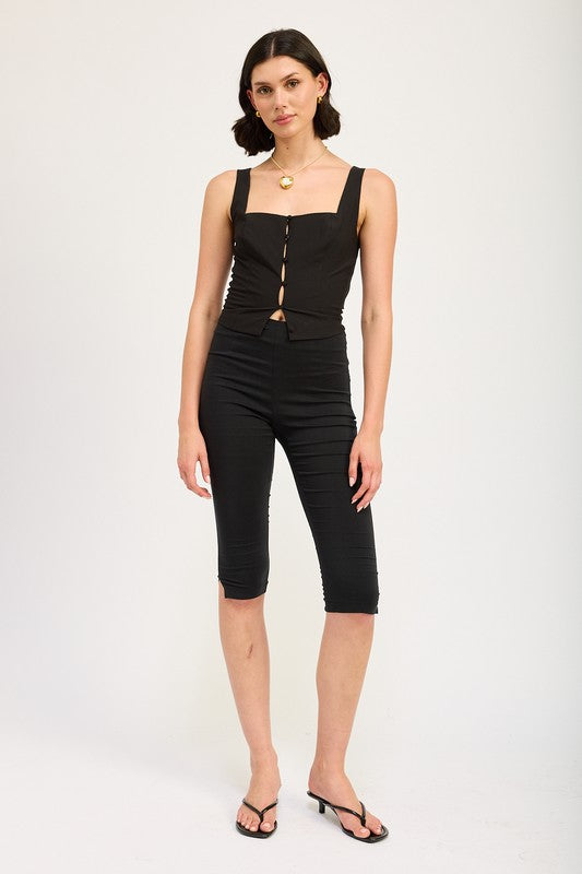 SLEEVELESS TOP WITH BUTTON UP DETAIL-Emory Park-[option4]-[option5]-[option6]-[option7]-[option8]-Shop-Boutique-Clothing-for-Women-Online