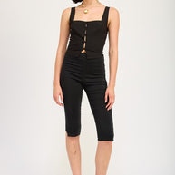 SLEEVELESS TOP WITH BUTTON UP DETAIL-Emory Park-[option4]-[option5]-[option6]-[option7]-[option8]-Shop-Boutique-Clothing-for-Women-Online