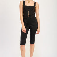 SLEEVELESS TOP WITH BUTTON UP DETAIL-Emory Park-[option4]-[option5]-[option6]-[option7]-[option8]-Shop-Boutique-Clothing-for-Women-Online