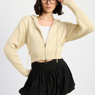 CROPPED HOODIE ZIP UP-Emory Park-ECRU-S-[option4]-[option5]-[option6]-[option7]-[option8]-Shop-Boutique-Clothing-for-Women-Online