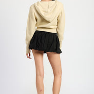CROPPED HOODIE ZIP UP-Emory Park-[option4]-[option5]-[option6]-[option7]-[option8]-Shop-Boutique-Clothing-for-Women-Online