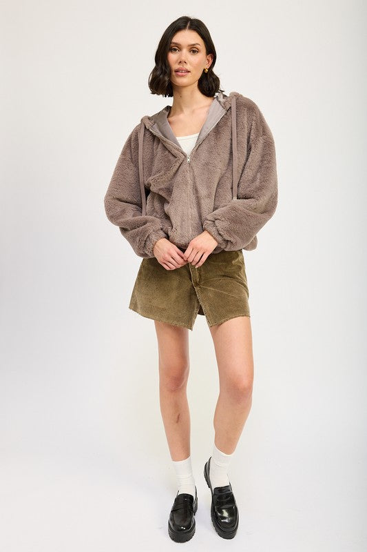 FUZZY HOODED JACKET-Emory Park-[option4]-[option5]-[option6]-[option7]-[option8]-Shop-Boutique-Clothing-for-Women-Online