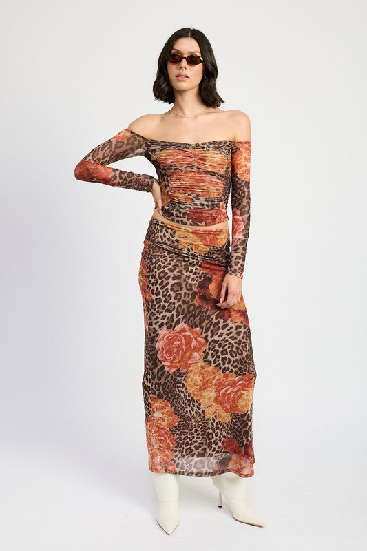 PRINTED MESH MAXI SKIRT-Emory Park-LEOPARD ORANGE FLORAL-S-[option4]-[option5]-[option6]-[option7]-[option8]-Shop-Boutique-Clothing-for-Women-Online