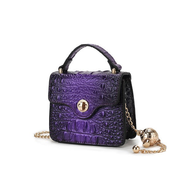 The Luxe Mini Satchel by Mia K-MKF Collection by Mia K-Purple-One Size-[option4]-[option5]-[option6]-[option7]-[option8]-Shop-Boutique-Clothing-for-Women-Online