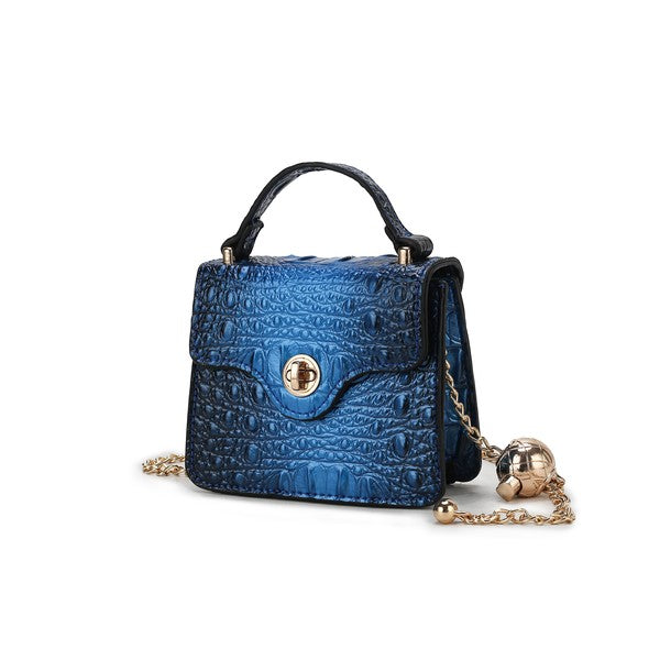 The Luxe Mini Satchel by Mia K-MKF Collection by Mia K-Blue-One Size-[option4]-[option5]-[option6]-[option7]-[option8]-Shop-Boutique-Clothing-for-Women-Online