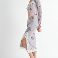 FLORAL MIDI SKIRT WITH LACE TRIM-Emory Park-[option4]-[option5]-[option6]-[option7]-[option8]-Shop-Boutique-Clothing-for-Women-Online