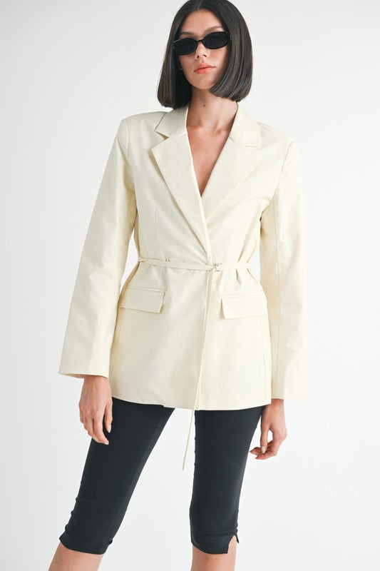 BLAZER WITH WAIST BELT-Emory Park-[option4]-[option5]-[option6]-[option7]-[option8]-Shop-Boutique-Clothing-for-Women-Online