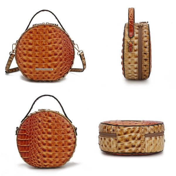 The Ynnari Croc-Embossed Crossbody Bag by Mia K.-MKF Collection by Mia K-[option4]-[option5]-[option6]-[option7]-[option8]-Shop-Boutique-Clothing-for-Women-Online