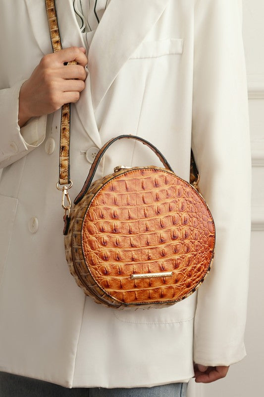 The Ynnari Croc-Embossed Crossbody Bag by Mia K.-MKF Collection by Mia K-[option4]-[option5]-[option6]-[option7]-[option8]-Shop-Boutique-Clothing-for-Women-Online