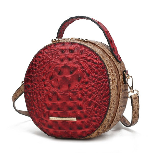 The Ynnari Croc-Embossed Crossbody Bag by Mia K.-MKF Collection by Mia K-Red-One Size-[option4]-[option5]-[option6]-[option7]-[option8]-Shop-Boutique-Clothing-for-Women-Online