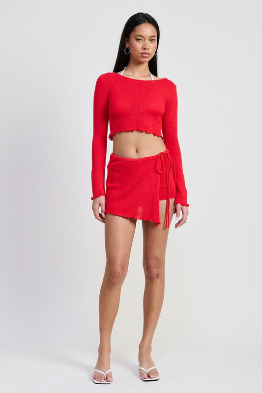 MINI WRAP SKORT-Emory Park-[option4]-[option5]-[option6]-[option7]-[option8]-Shop-Boutique-Clothing-for-Women-Online