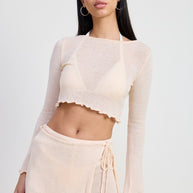 LONG SLEEVE BOAT NECK CROPPED TOP-Emory Park-CREAM-S-[option4]-[option5]-[option6]-[option7]-[option8]-Shop-Boutique-Clothing-for-Women-Online