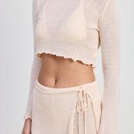 LONG SLEEVE BOAT NECK CROPPED TOP-Emory Park-[option4]-[option5]-[option6]-[option7]-[option8]-Shop-Boutique-Clothing-for-Women-Online