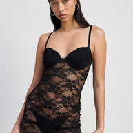 MINI LACE SHEER DRESS-Emory Park-BLACK-S-[option4]-[option5]-[option6]-[option7]-[option8]-Shop-Boutique-Clothing-for-Women-Online