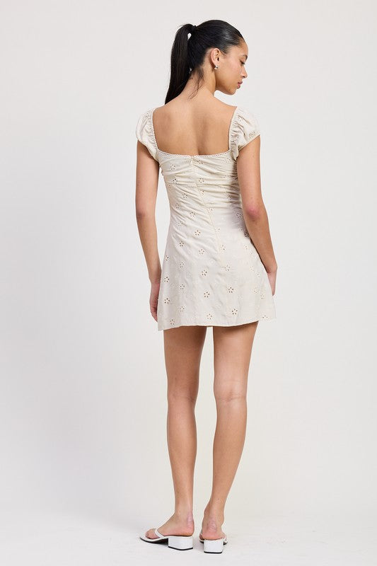 MIX MEDIA MINI RUCHED DRESS-Emory Park-[option4]-[option5]-[option6]-[option7]-[option8]-Shop-Boutique-Clothing-for-Women-Online