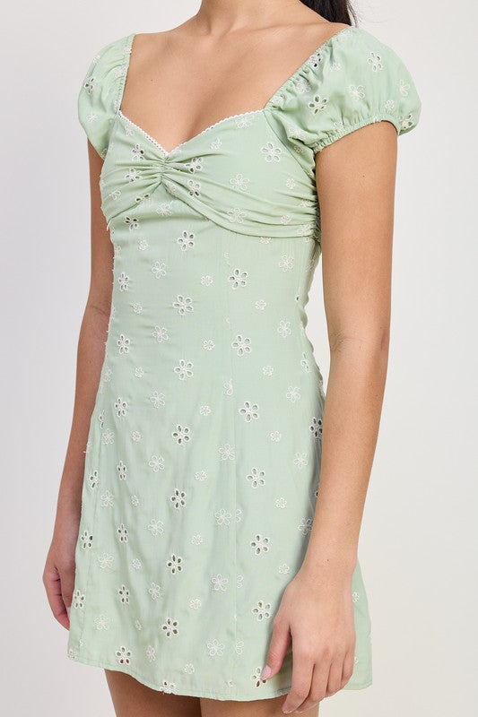 MIX MEDIA MINI RUCHED DRESS-Emory Park-[option4]-[option5]-[option6]-[option7]-[option8]-Shop-Boutique-Clothing-for-Women-Online