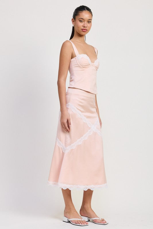 SATIN BUSTIER TOP WITH LACE DETAIL-Emory Park-[option4]-[option5]-[option6]-[option7]-[option8]-Shop-Boutique-Clothing-for-Women-Online